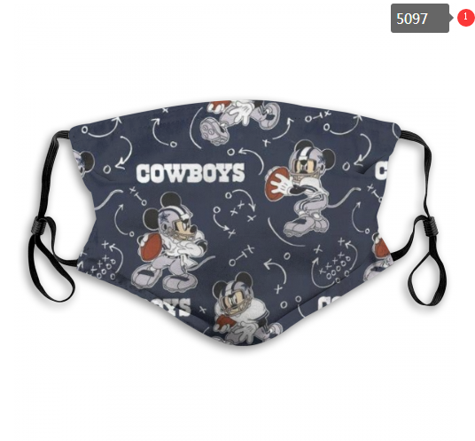 NFL Dallas cowboys #3 Dust mask with filter